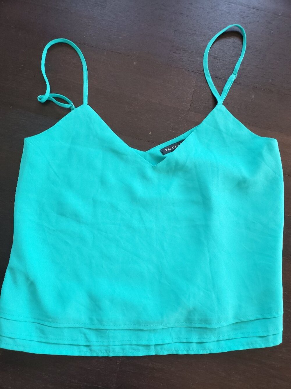Turquoise Camisole Tank Top